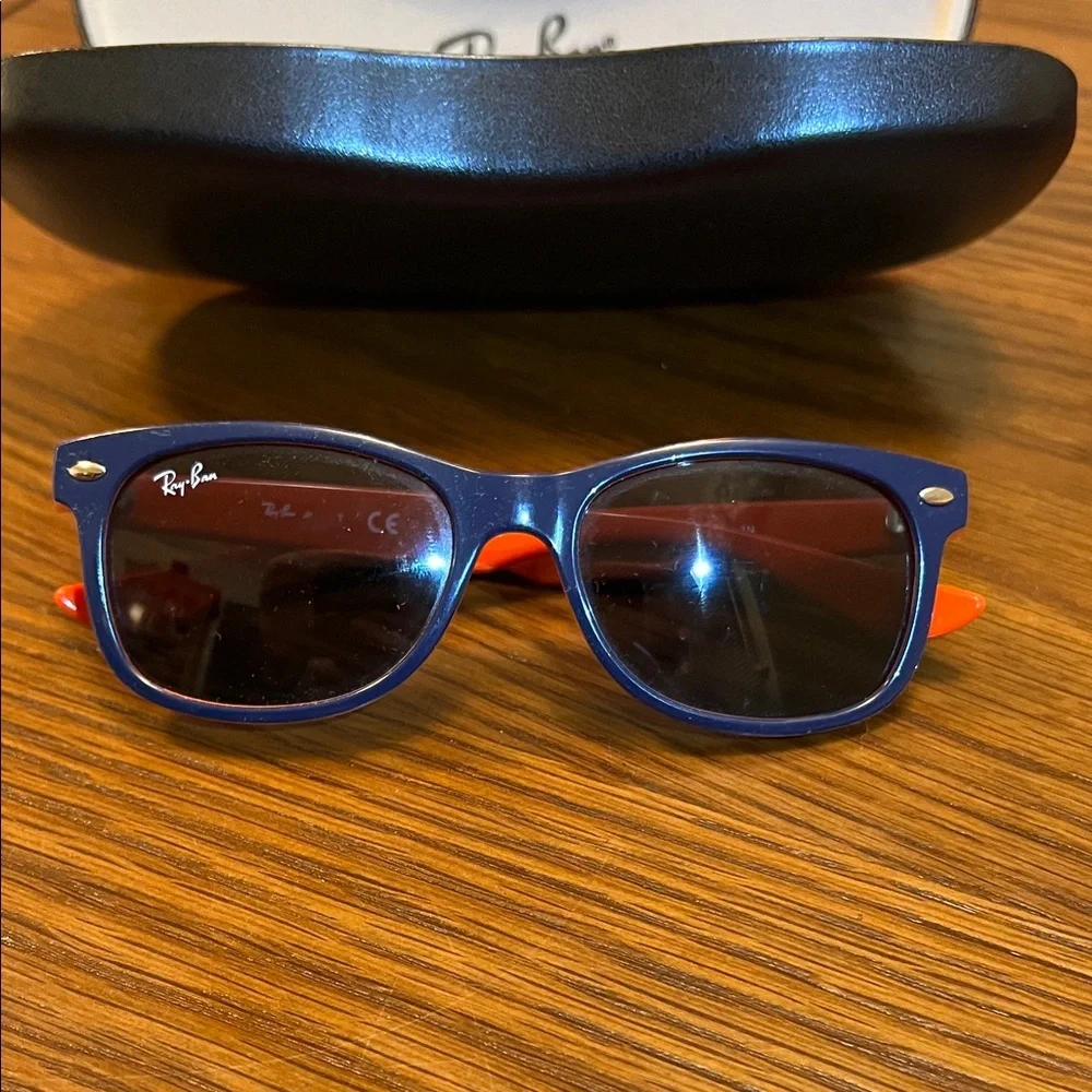 Ray-Ban Authentic Kids Blue and Orange Sunglasses